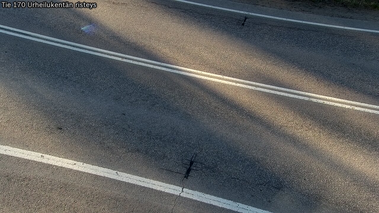 Weather Camera Image Väg 170 Vederlax Idrottsplatsen korsnin, Virolahti, Kymenlaakso