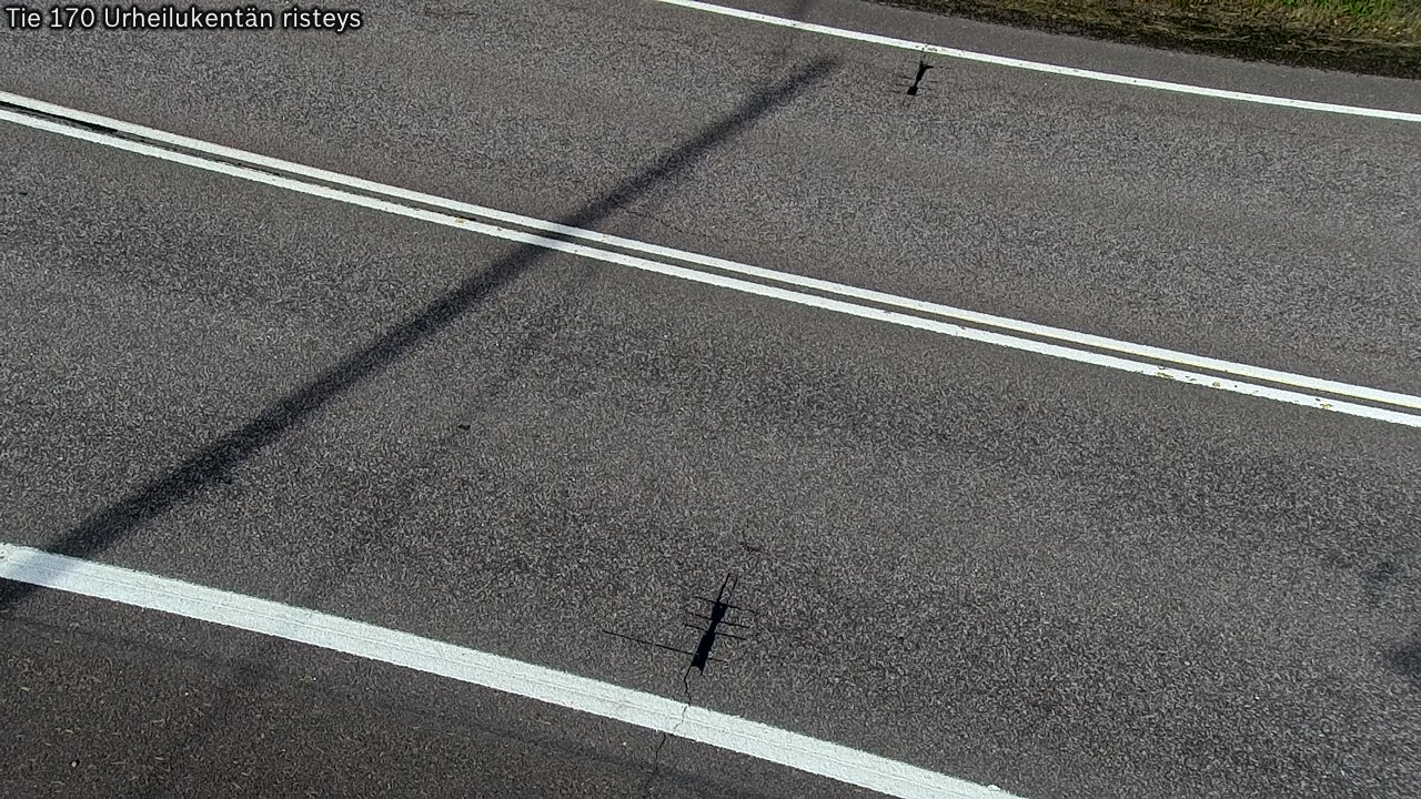 Weather Camera Image Väg 170 Vederlax Idrottsplatsen korsnin, Virolahti, Kymenlaakso