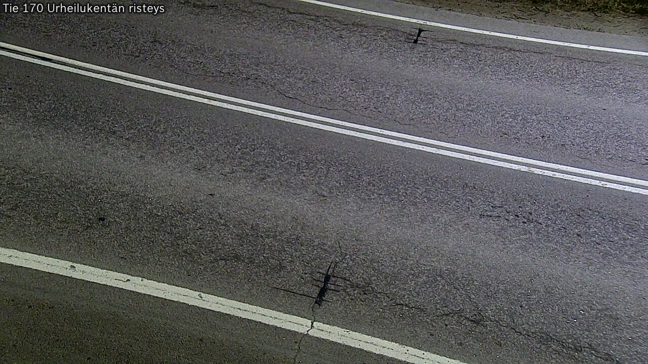 Weather Camera Image Väg 170 Vederlax Idrottsplatsen korsnin, Virolahti, Kymenlaakso