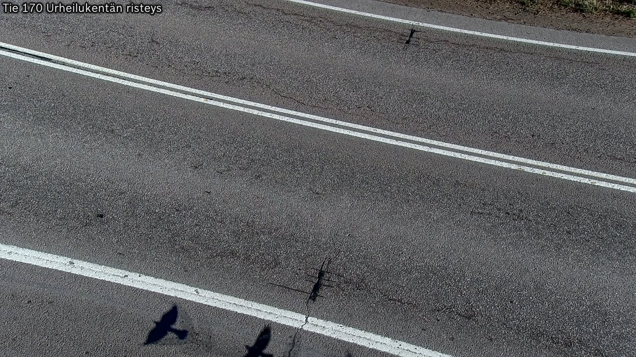 Weather Camera Image Väg 170 Vederlax Idrottsplatsen korsnin, Virolahti, Kymenlaakso