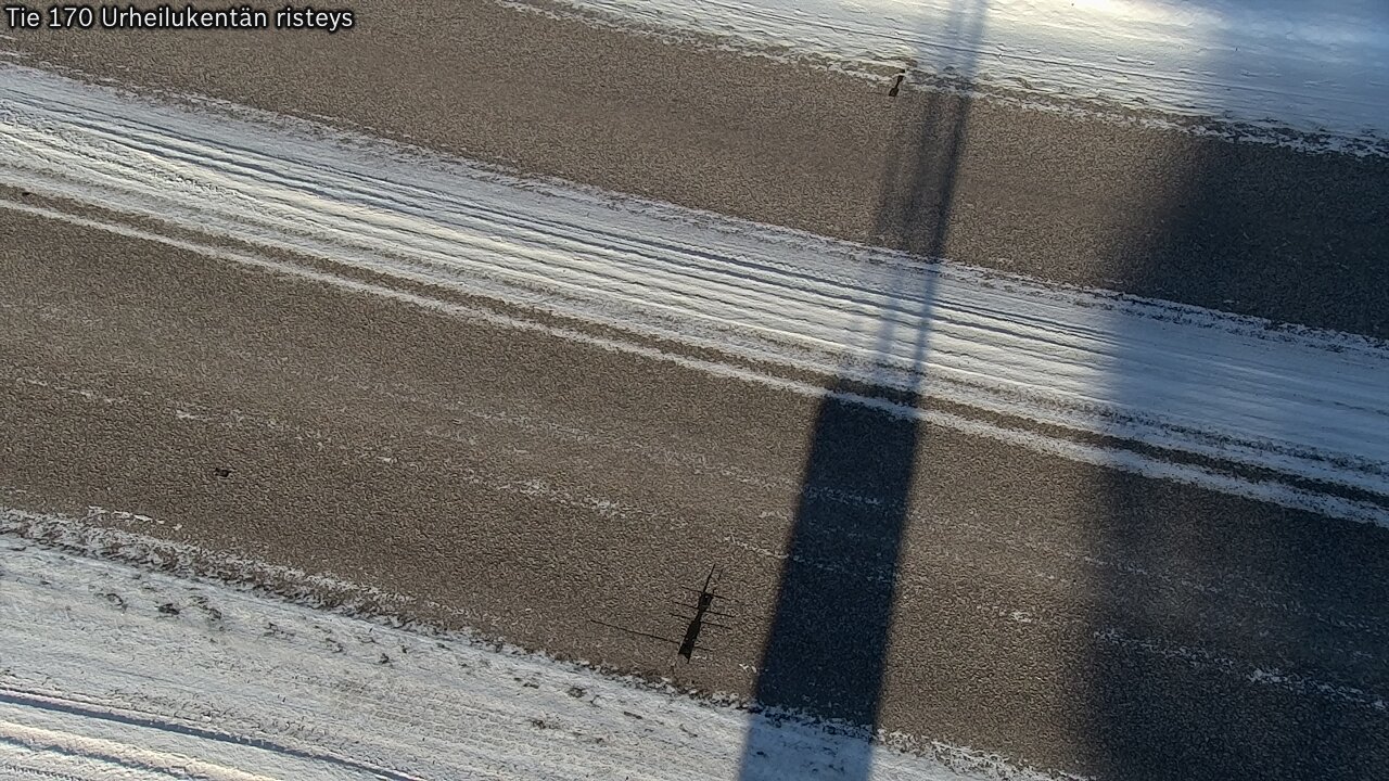 Weather Camera Image Väg 170 Vederlax Idrottsplatsen korsnin, Virolahti, Kymenlaakso