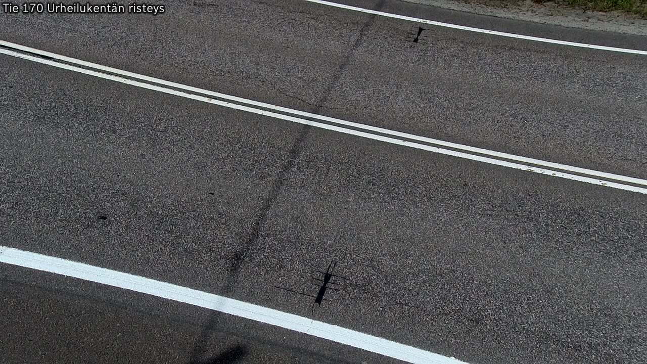Weather Camera Image Väg 170 Vederlax Idrottsplatsen korsnin, Virolahti, Kymenlaakso