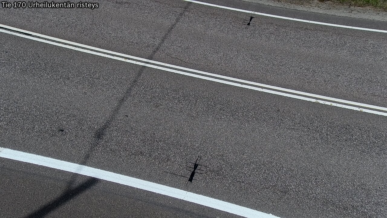 Weather Camera Image Väg 170 Vederlax Idrottsplatsen korsnin, Virolahti, Kymenlaakso