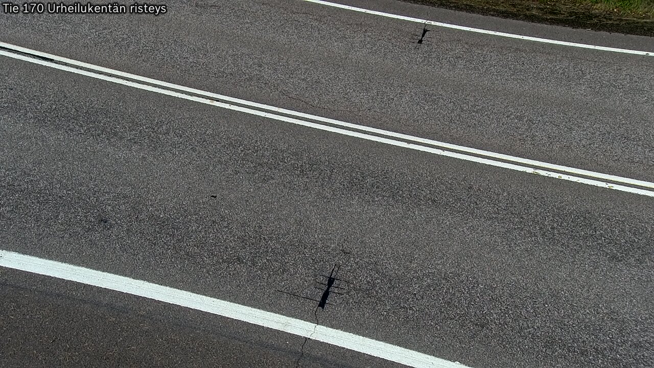Weather Camera Image Väg 170 Vederlax Idrottsplatsen korsnin, Virolahti, Kymenlaakso