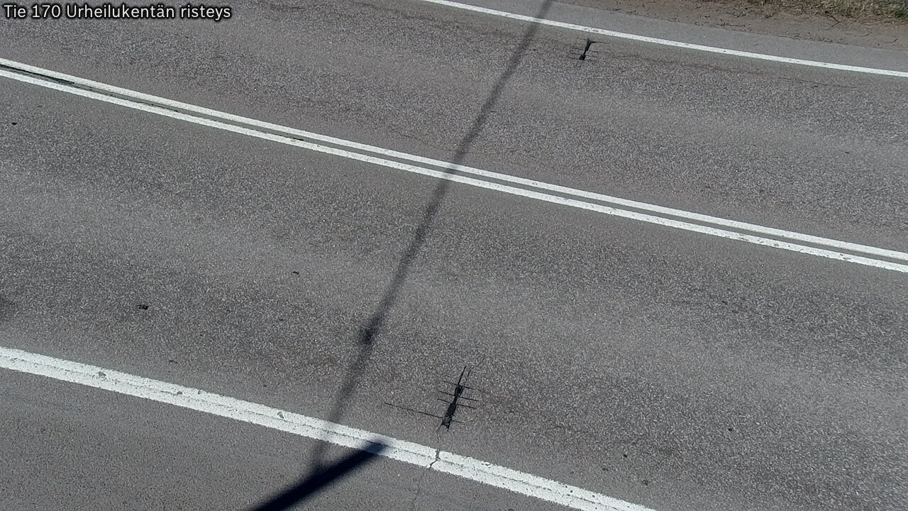 Weather Camera Image Väg 170 Vederlax Idrottsplatsen korsnin, Virolahti, Kymenlaakso