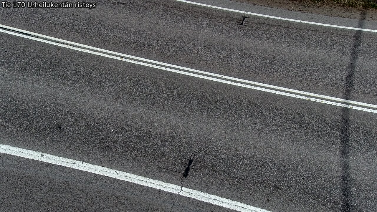 Weather Camera Image Väg 170 Vederlax Idrottsplatsen korsnin, Virolahti, Kymenlaakso