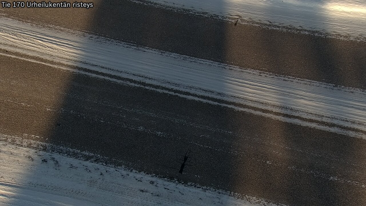 Weather Camera Image Väg 170 Vederlax Idrottsplatsen korsnin, Virolahti, Kymenlaakso