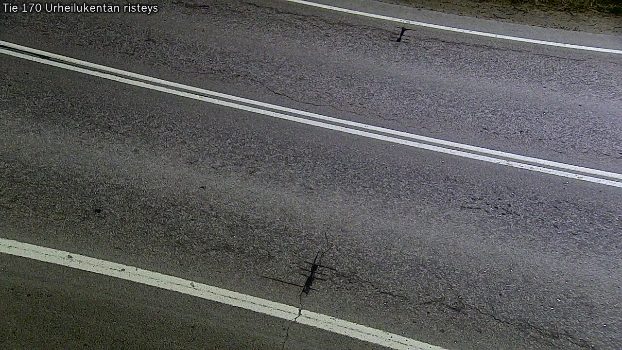 Weather Camera Image Väg 170 Vederlax Idrottsplatsen korsnin, Virolahti, Kymenlaakso