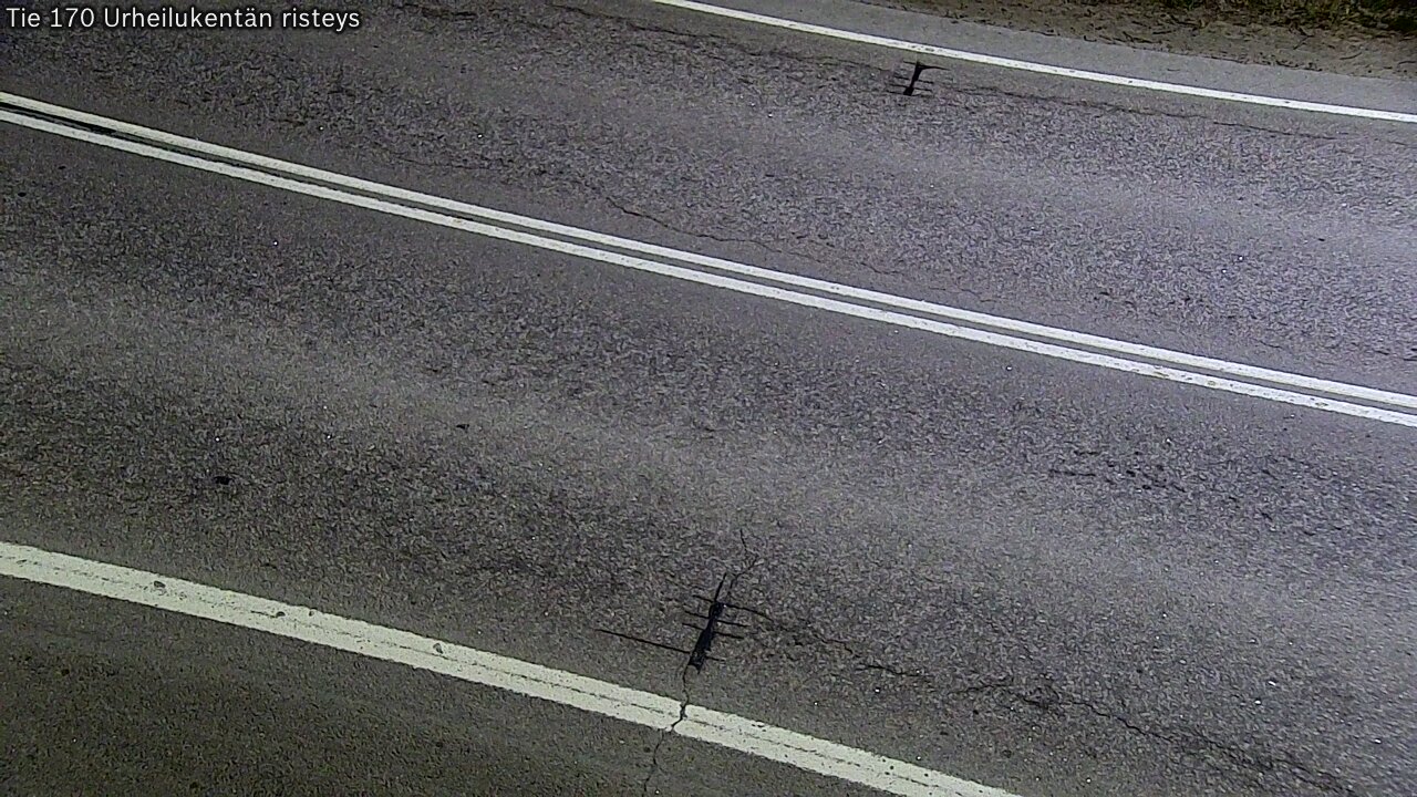 Weather Camera Image Väg 170 Vederlax Idrottsplatsen korsnin, Virolahti, Kymenlaakso