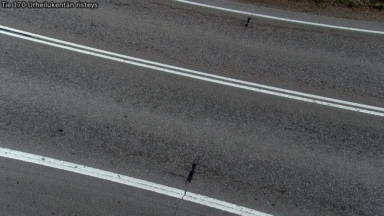 Weather Camera Image Väg 170 Vederlax Idrottsplatsen korsnin, Virolahti, Kymenlaakso