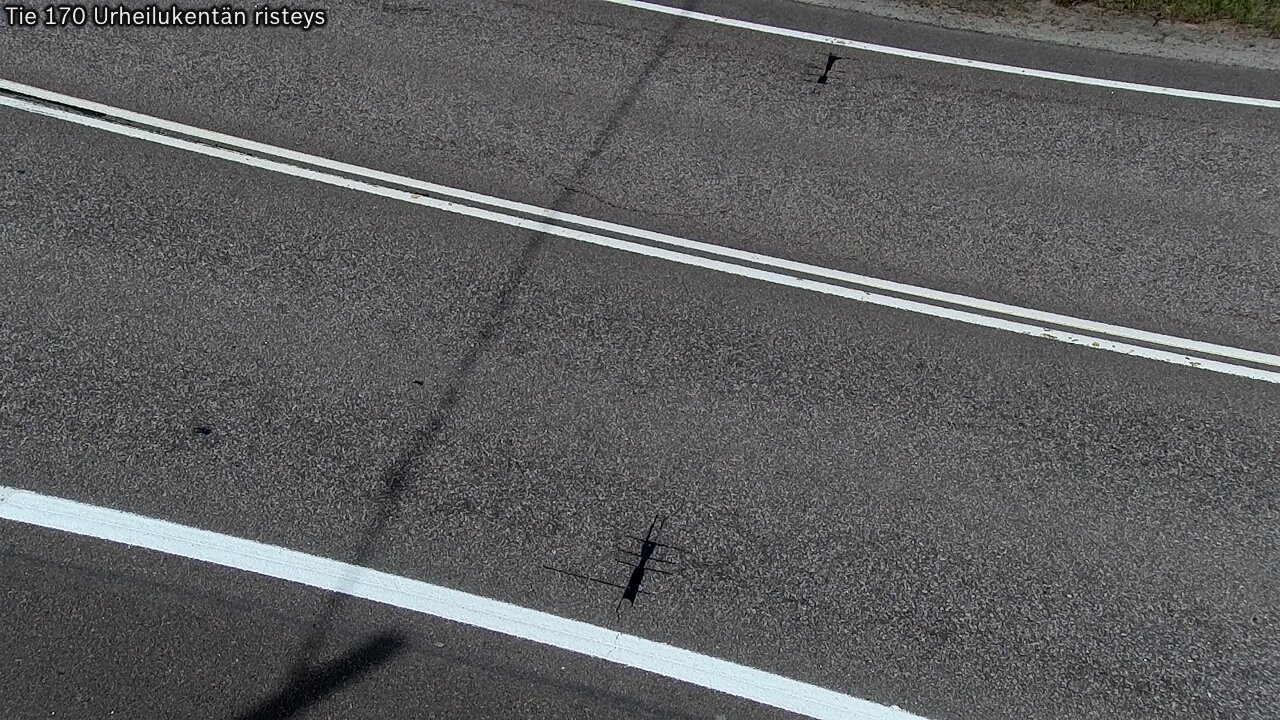 Weather Camera Image Väg 170 Vederlax Idrottsplatsen korsnin, Virolahti, Kymenlaakso