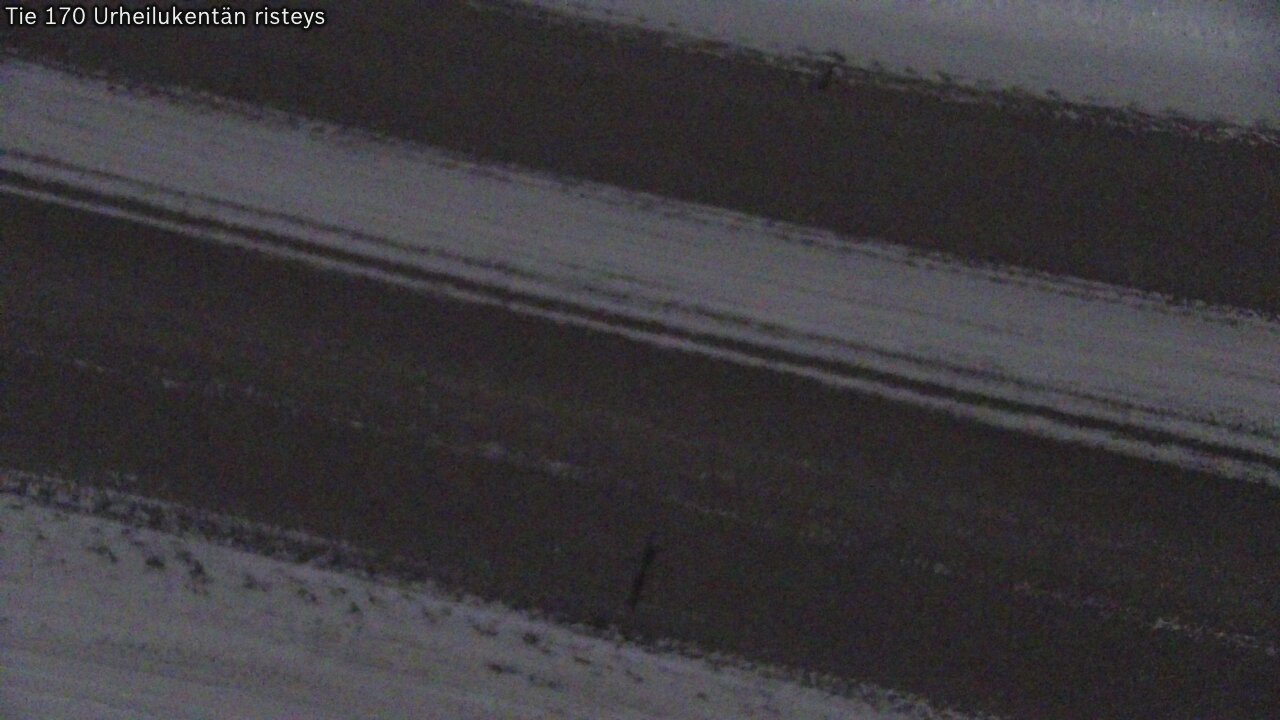 Weather Camera Image Väg 170 Vederlax Idrottsplatsen korsnin, Virolahti, Kymenlaakso