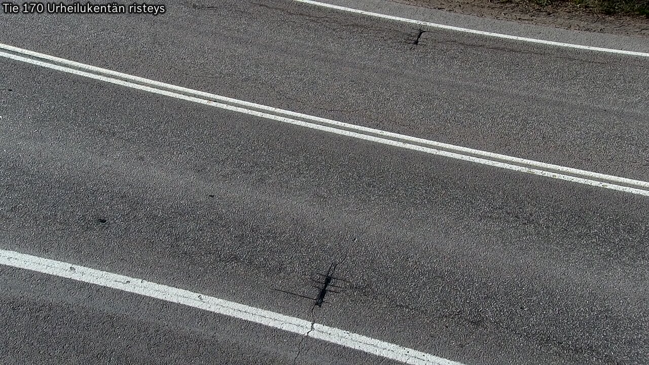 Weather Camera Image Väg 170 Vederlax Idrottsplatsen korsnin, Virolahti, Kymenlaakso