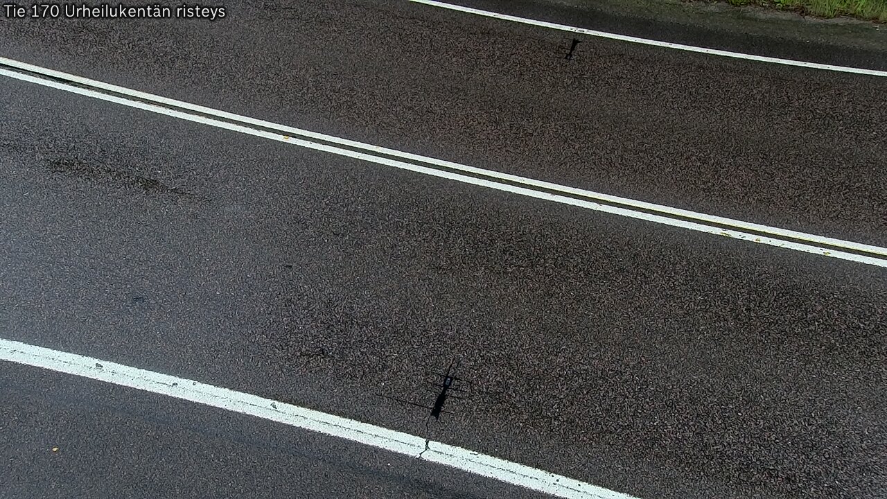 Weather Camera Image Väg 170 Vederlax Idrottsplatsen korsnin, Virolahti, Kymenlaakso