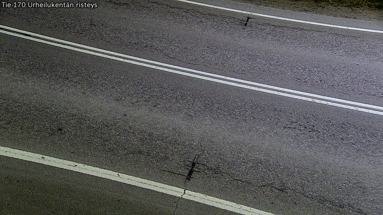 Weather Camera Image Väg 170 Vederlax Idrottsplatsen korsnin, Virolahti, Kymenlaakso