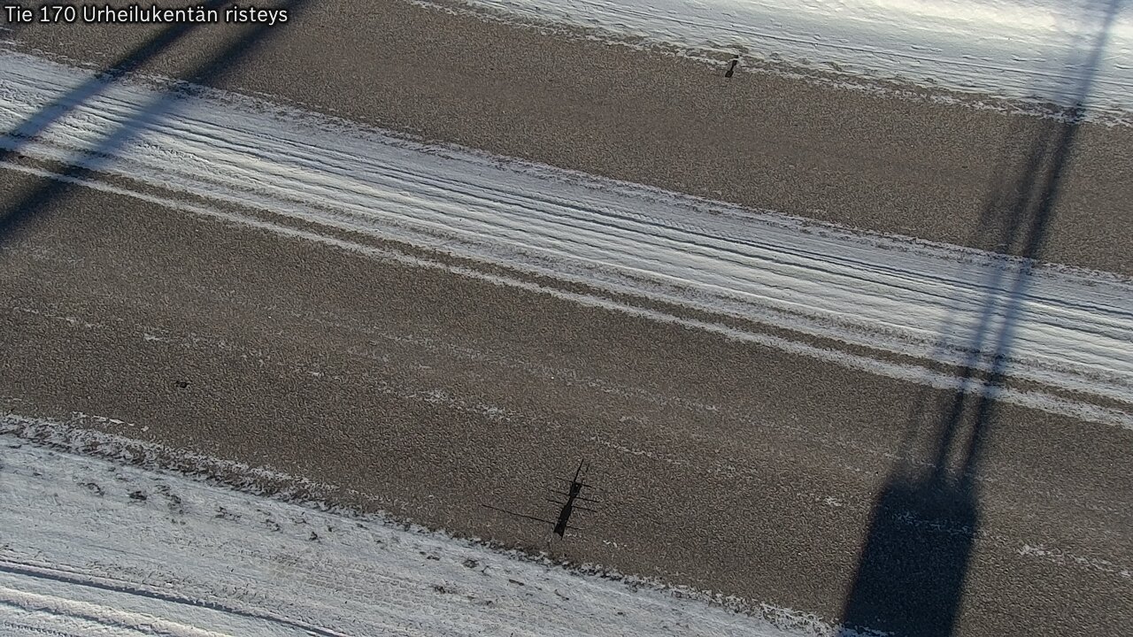 Weather Camera Image Väg 170 Vederlax Idrottsplatsen korsnin, Virolahti, Kymenlaakso