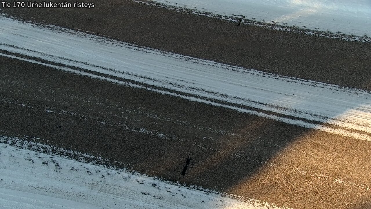 Weather Camera Image Väg 170 Vederlax Idrottsplatsen korsnin, Virolahti, Kymenlaakso