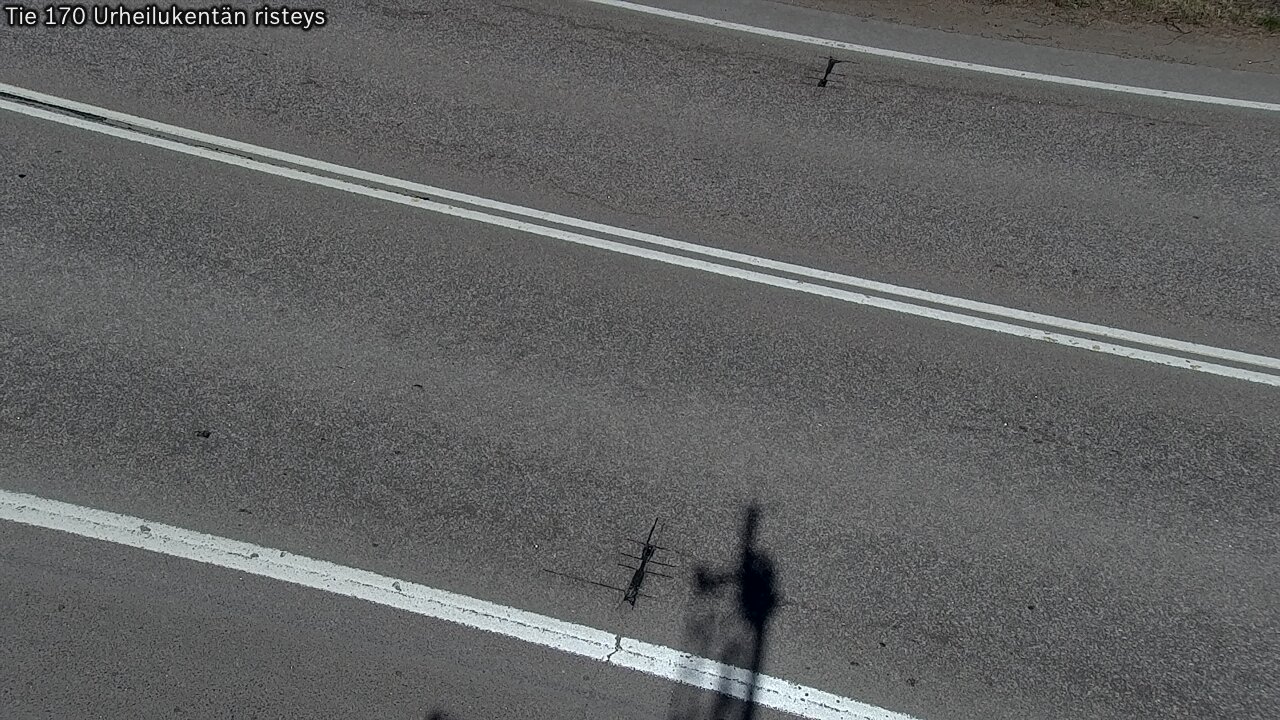 Weather Camera Image Väg 170 Vederlax Idrottsplatsen korsnin, Virolahti, Kymenlaakso