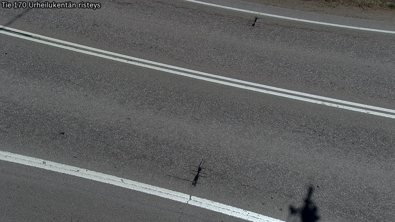 Weather Camera Image Väg 170 Vederlax Idrottsplatsen korsnin, Virolahti, Kymenlaakso