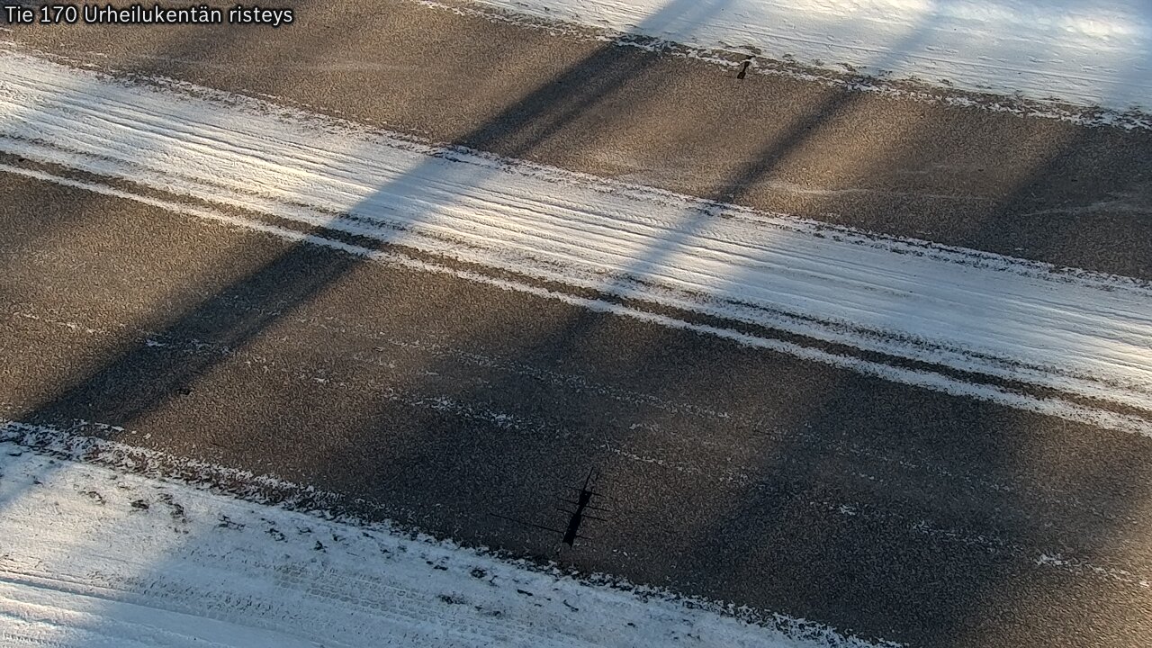 Weather Camera Image Väg 170 Vederlax Idrottsplatsen korsnin, Virolahti, Kymenlaakso