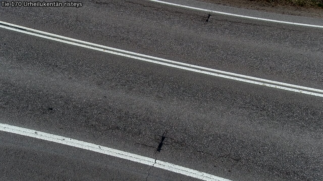 Weather Camera Image Väg 170 Vederlax Idrottsplatsen korsnin, Virolahti, Kymenlaakso