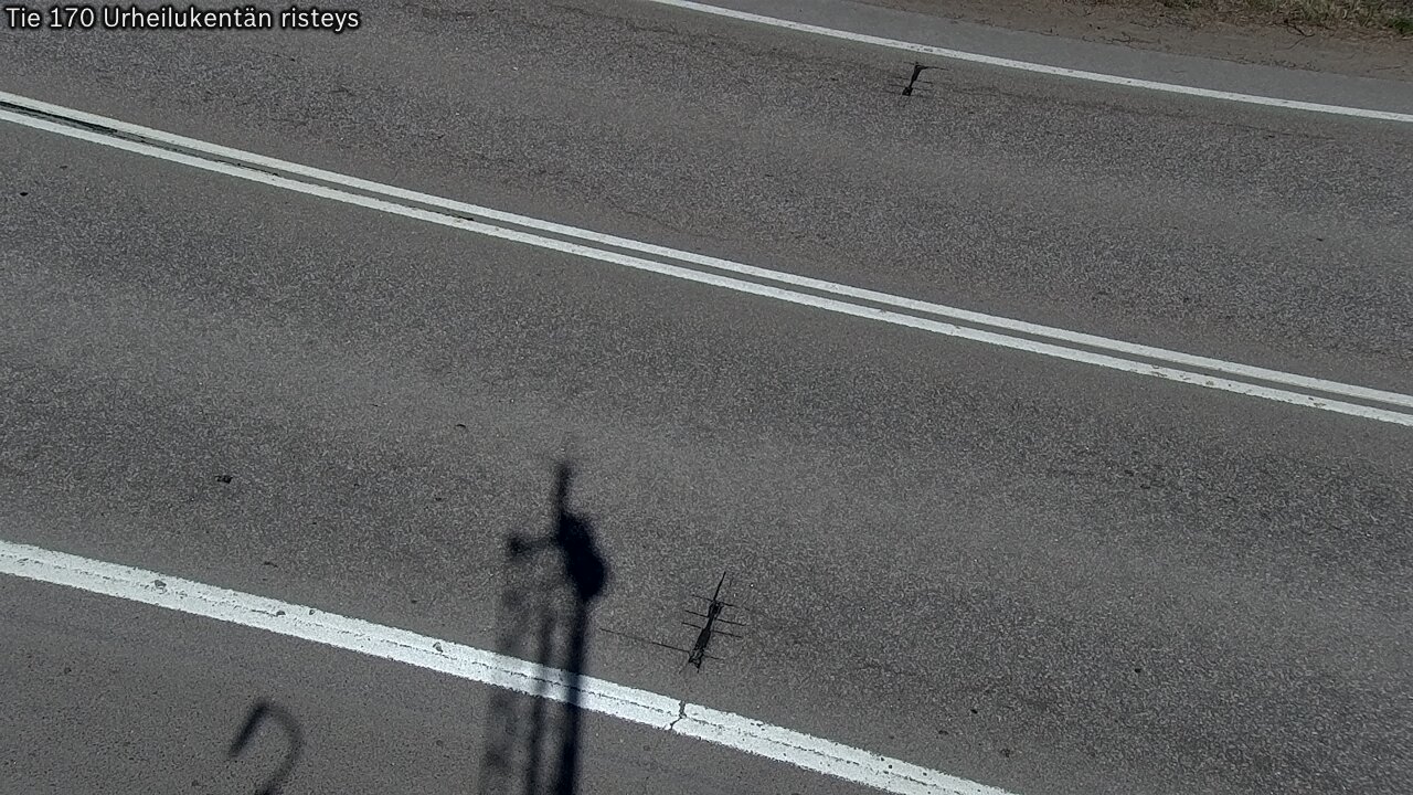 Weather Camera Image Väg 170 Vederlax Idrottsplatsen korsnin, Virolahti, Kymenlaakso