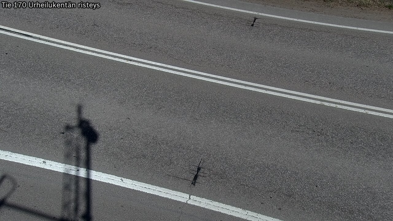 Weather Camera Image Väg 170 Vederlax Idrottsplatsen korsnin, Virolahti, Kymenlaakso