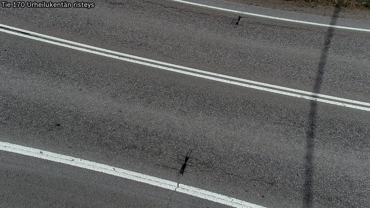 Weather Camera Image Väg 170 Vederlax Idrottsplatsen korsnin, Virolahti, Kymenlaakso