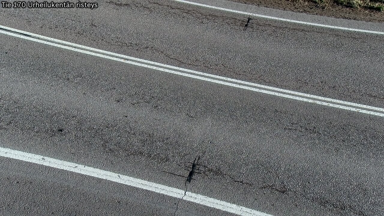 Weather Camera Image Väg 170 Vederlax Idrottsplatsen korsnin, Virolahti, Kymenlaakso