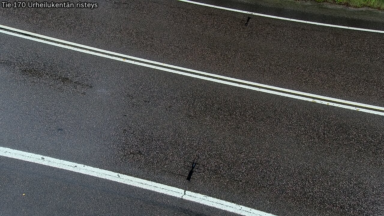 Weather Camera Image Väg 170 Vederlax Idrottsplatsen korsnin, Virolahti, Kymenlaakso