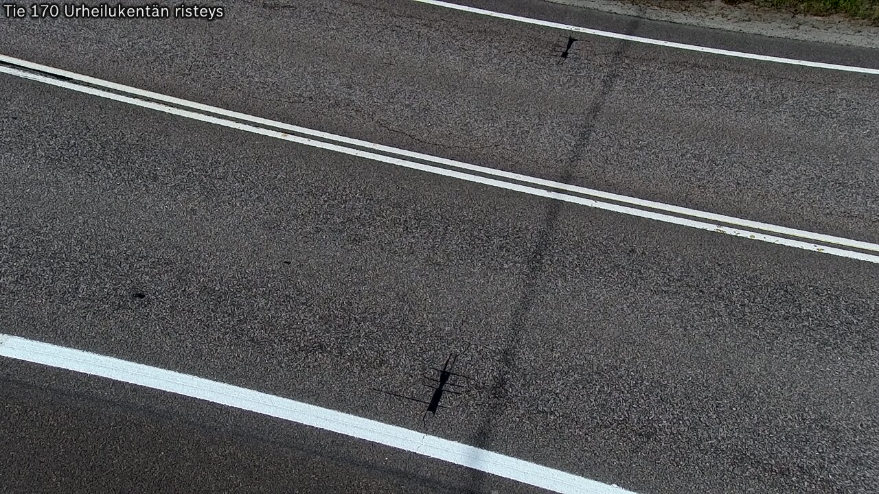 Weather Camera Image Väg 170 Vederlax Idrottsplatsen korsnin, Virolahti, Kymenlaakso