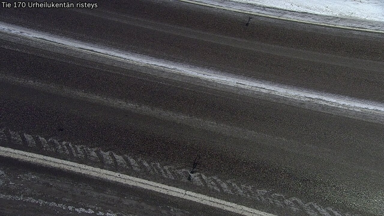 Weather Camera Image Väg 170 Vederlax Idrottsplatsen korsnin, Virolahti, Kymenlaakso