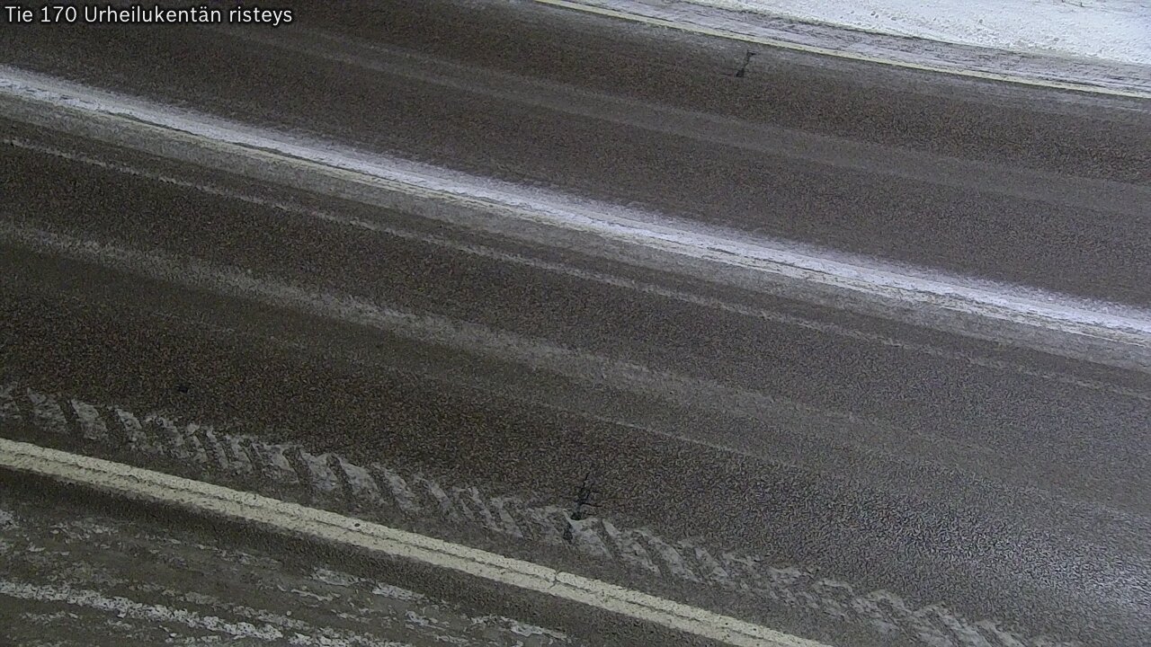 Weather Camera Image Väg 170 Vederlax Idrottsplatsen korsnin, Virolahti, Kymenlaakso