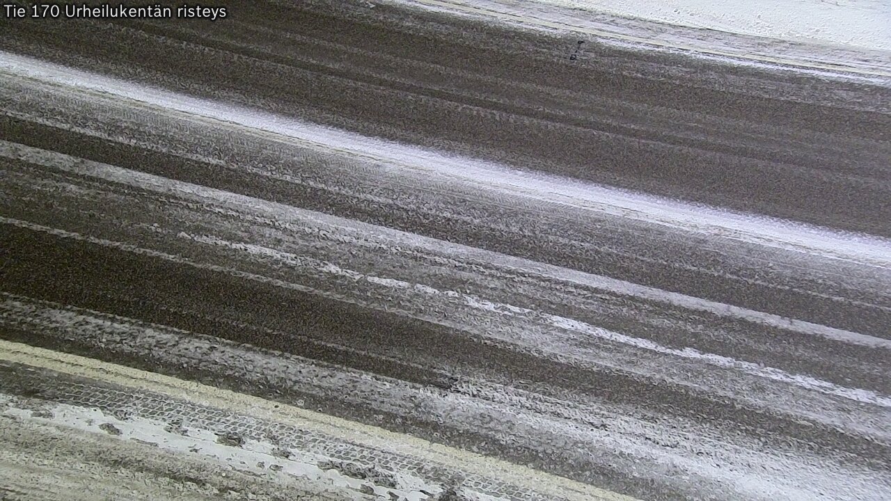 Weather Camera Image Väg 170 Vederlax Idrottsplatsen korsnin, Virolahti, Kymenlaakso