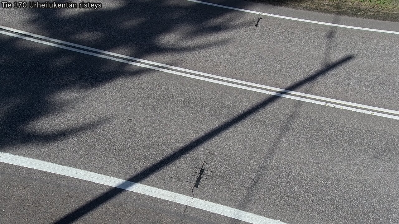 Weather Camera Image Väg 170 Vederlax Idrottsplatsen korsnin, Virolahti, Kymenlaakso