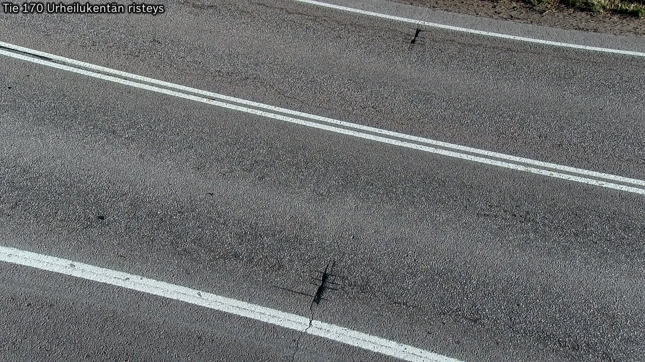 Weather Camera Image Väg 170 Vederlax Idrottsplatsen korsnin, Virolahti, Kymenlaakso