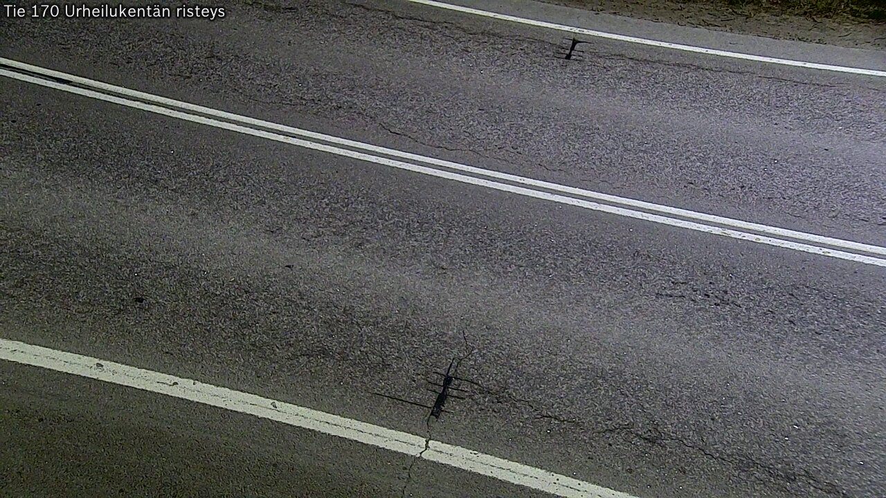 Weather Camera Image Väg 170 Vederlax Idrottsplatsen korsnin, Virolahti, Kymenlaakso