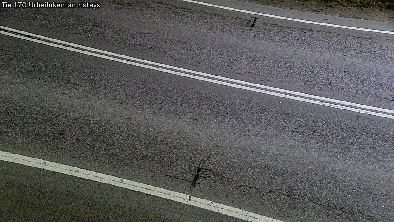 Weather Camera Image Väg 170 Vederlax Idrottsplatsen korsnin, Virolahti, Kymenlaakso