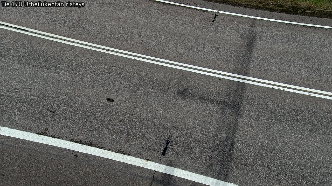Weather Camera Image Väg 170 Vederlax Idrottsplatsen korsnin, Virolahti, Kymenlaakso