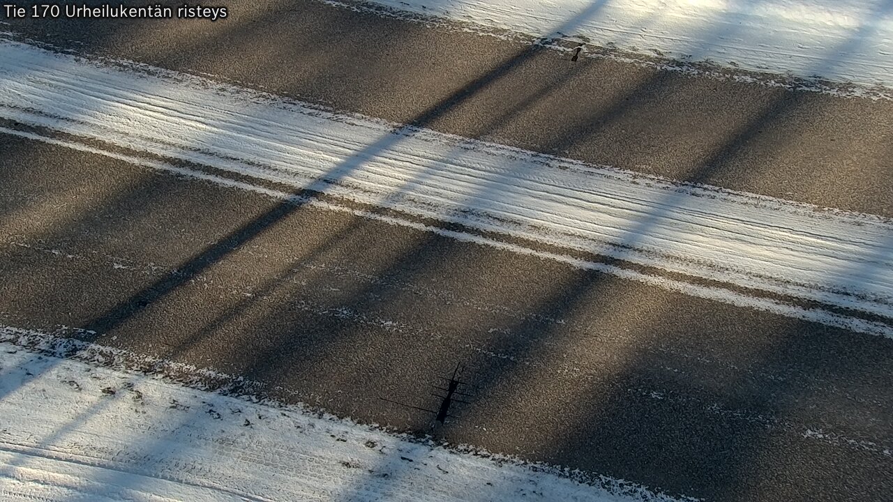 Weather Camera Image Väg 170 Vederlax Idrottsplatsen korsnin, Virolahti, Kymenlaakso