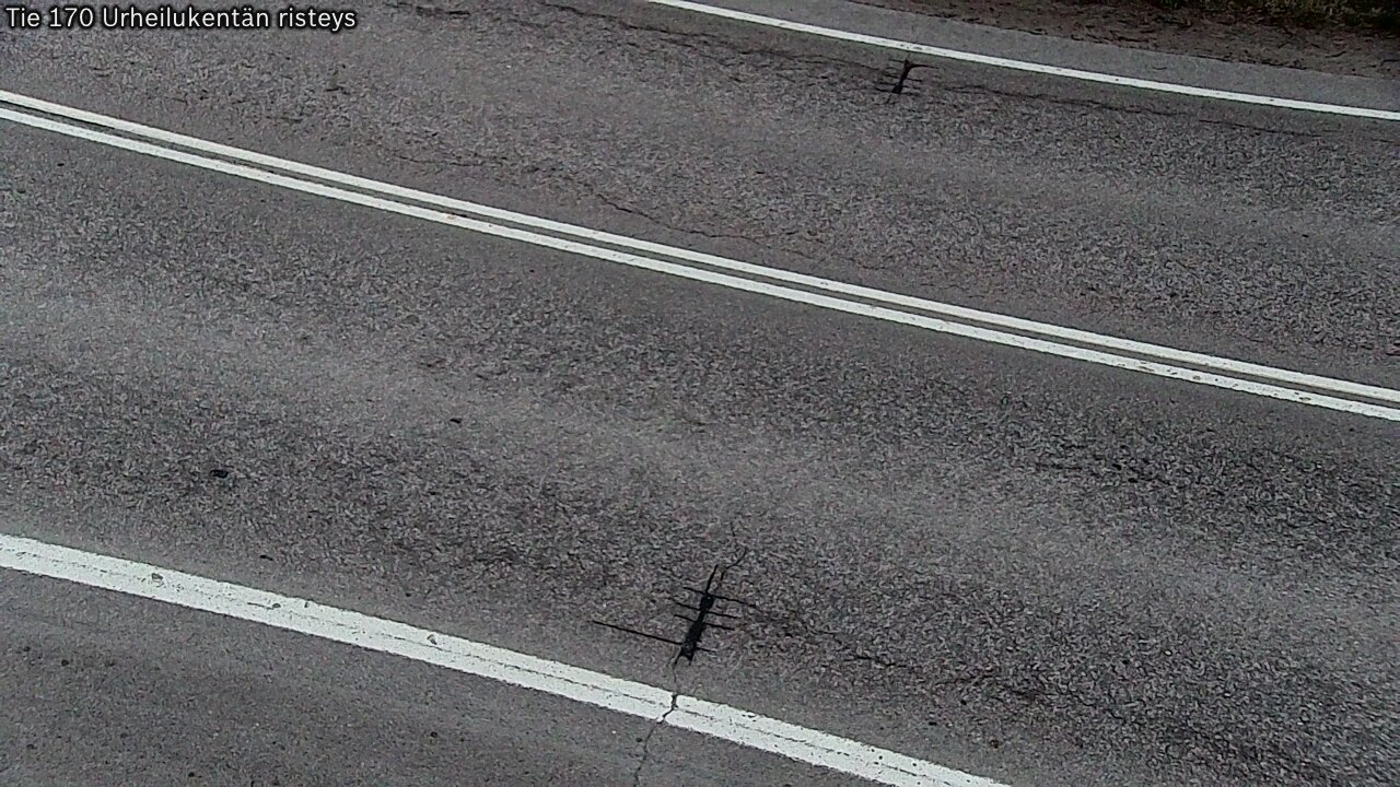 Weather Camera Image Väg 170 Vederlax Idrottsplatsen korsnin, Virolahti, Kymenlaakso
