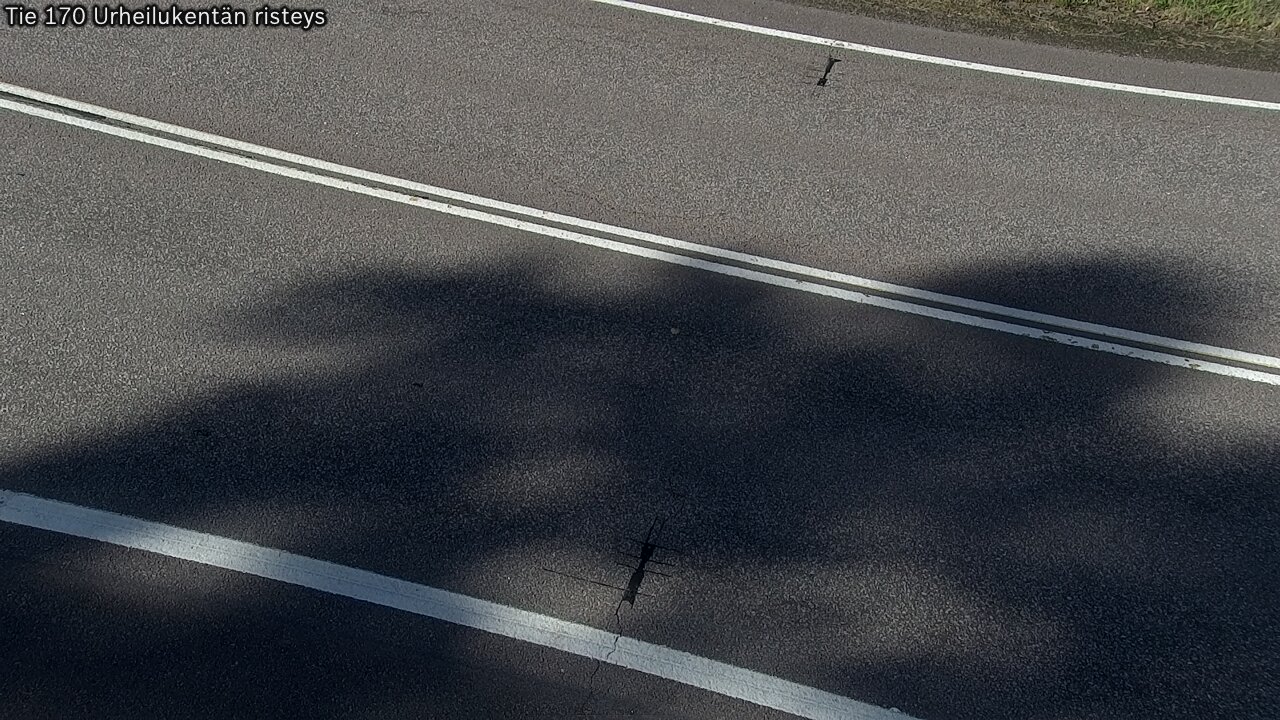 Weather Camera Image Väg 170 Vederlax Idrottsplatsen korsnin, Virolahti, Kymenlaakso