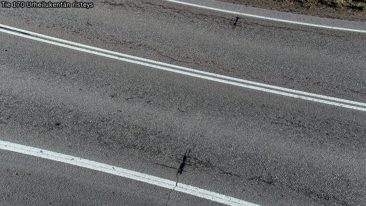 Weather Camera Image Väg 170 Vederlax Idrottsplatsen korsnin, Virolahti, Kymenlaakso
