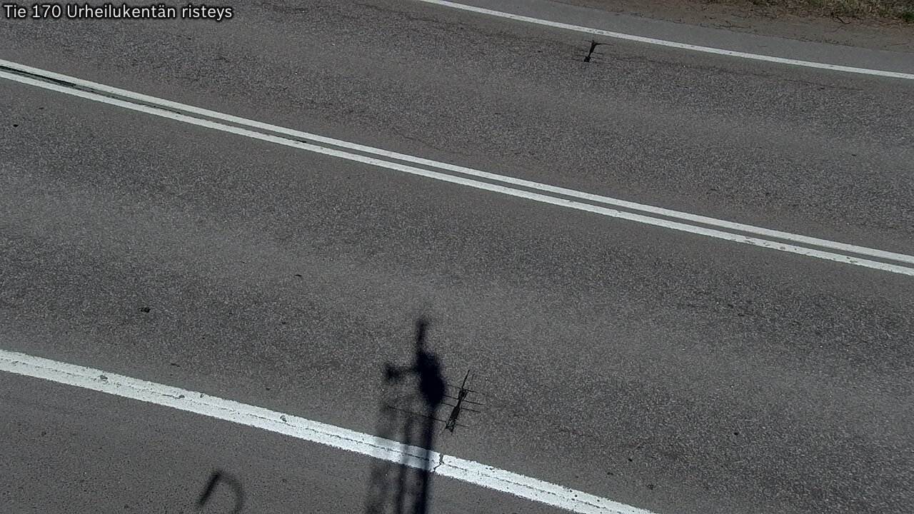 Weather Camera Image Väg 170 Vederlax Idrottsplatsen korsnin, Virolahti, Kymenlaakso