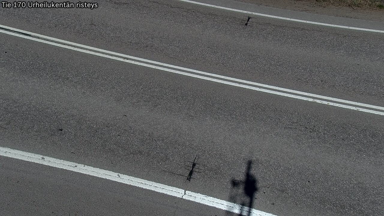 Weather Camera Image Väg 170 Vederlax Idrottsplatsen korsnin, Virolahti, Kymenlaakso