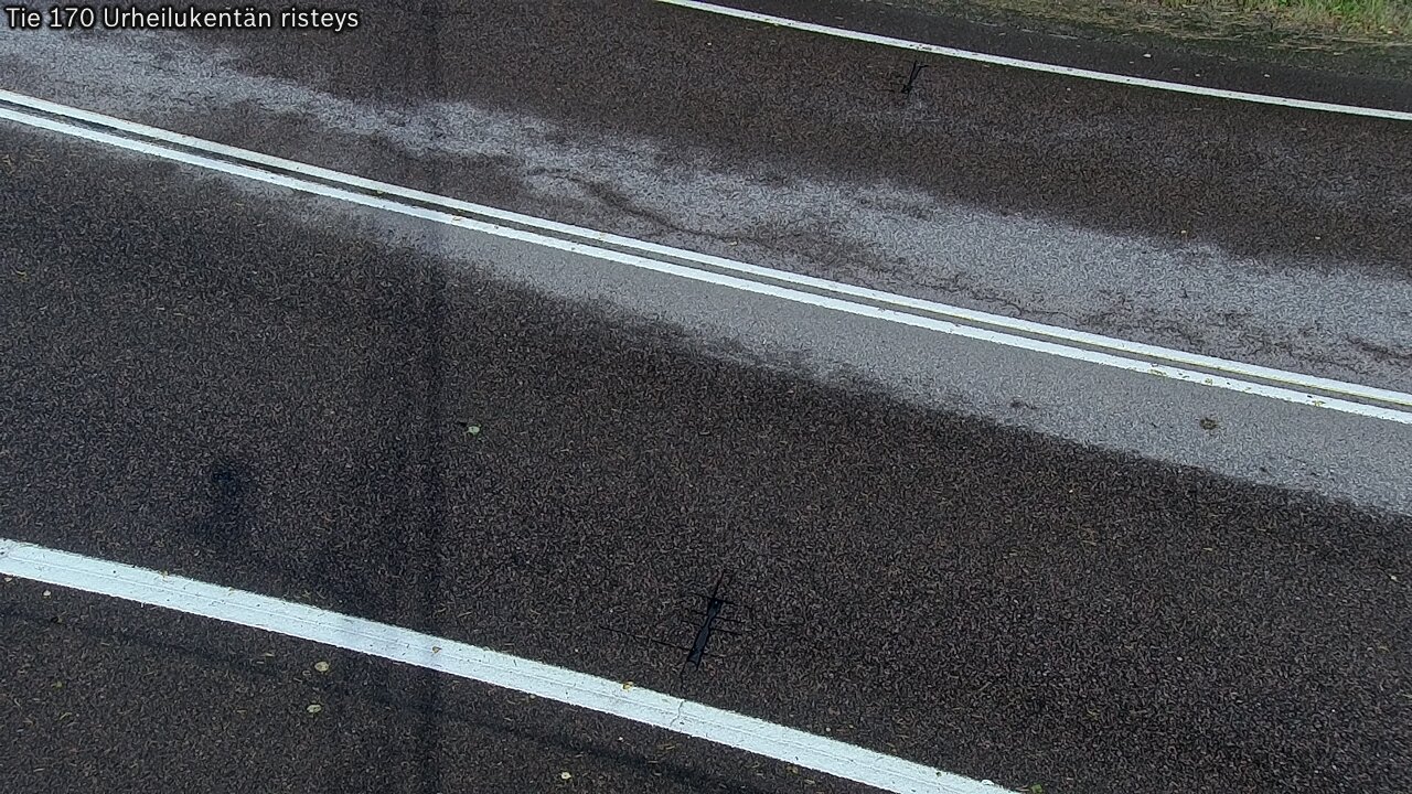 Weather Camera Image Väg 170 Vederlax Idrottsplatsen korsnin, Virolahti, Kymenlaakso