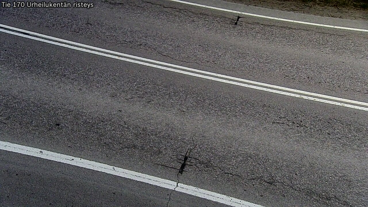 Weather Camera Image Väg 170 Vederlax Idrottsplatsen korsnin, Virolahti, Kymenlaakso