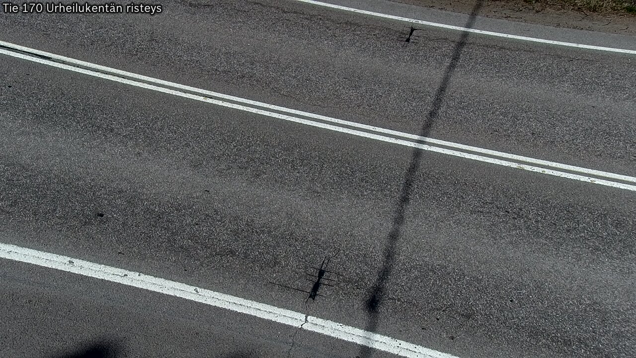 Weather Camera Image Väg 170 Vederlax Idrottsplatsen korsnin, Virolahti, Kymenlaakso