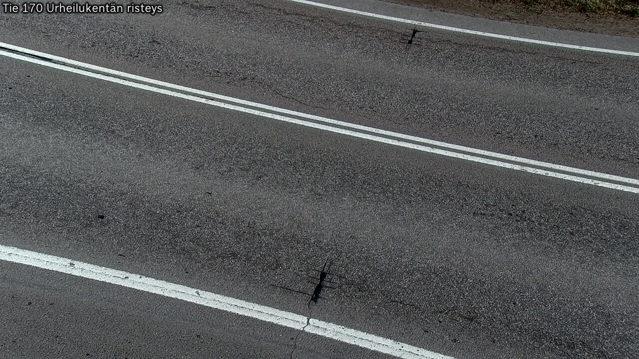 Weather Camera Image Väg 170 Vederlax Idrottsplatsen korsnin, Virolahti, Kymenlaakso