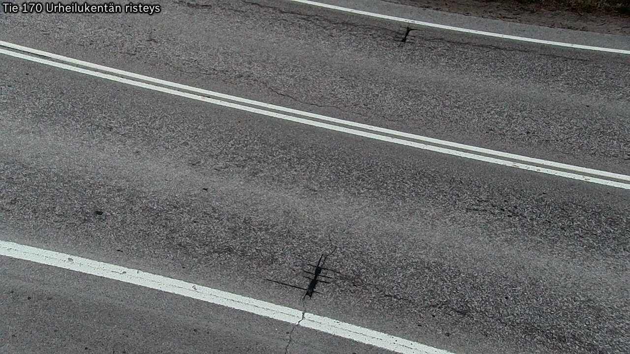 Weather Camera Image Väg 170 Vederlax Idrottsplatsen korsnin, Virolahti, Kymenlaakso